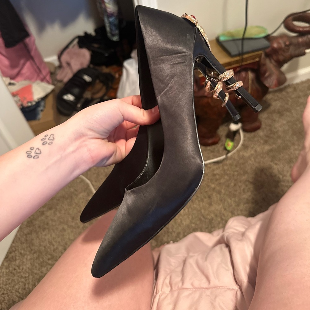 Black heels